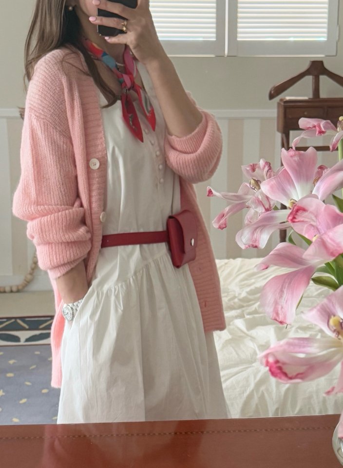 Elmu - Korean Women Fashion - #momslook - Alpaca Long Cardigan - 3
