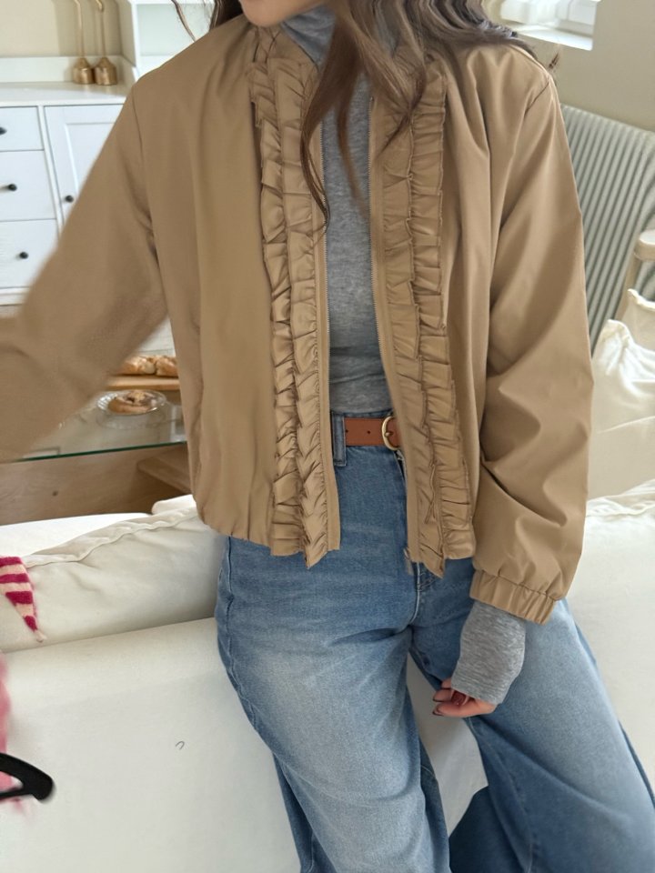 Elmu - Korean Women Fashion - #momslook - Lanvin Frill Jumper - 7
