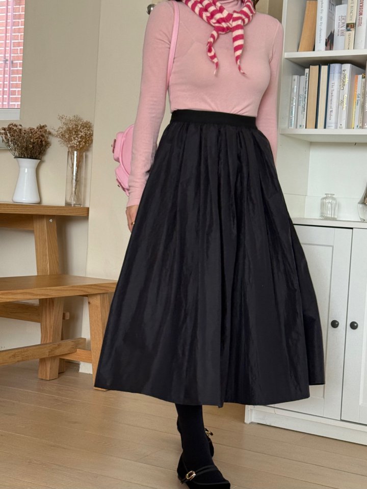 Elmu - Korean Women Fashion - #momslook - Miu Volume Skirt - 3