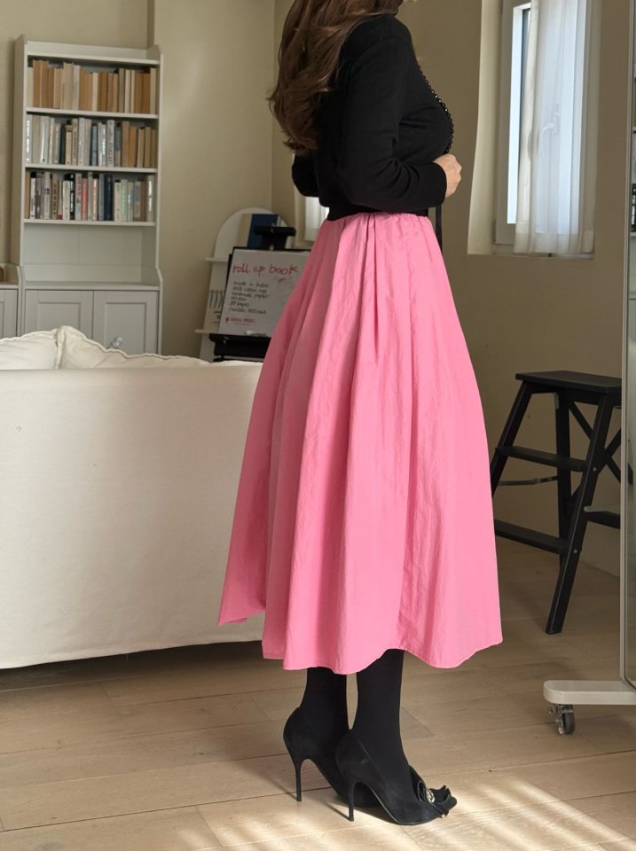 Elmu - Korean Women Fashion - #momslook - Miu Volume Skirt - 7