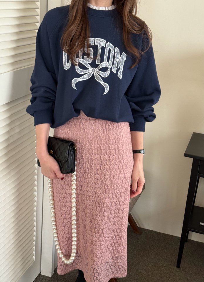 Elmu - Korean Women Fashion - #pursuepretty - Floral Embroidered Lace Skirt - 7