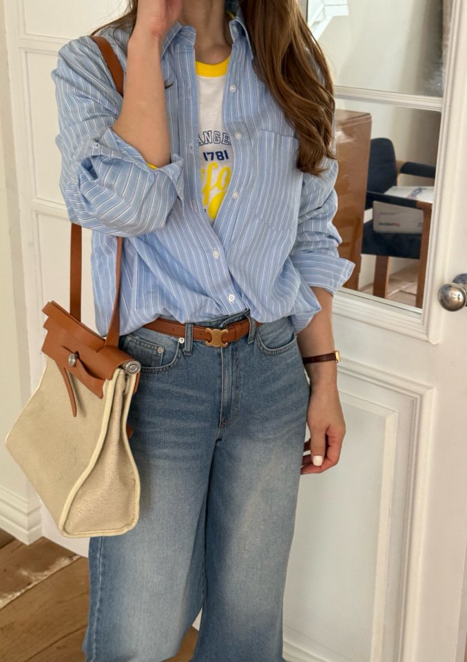 Elmu - Korean Women Fashion - #restrostyle - Classic Shirt - 3