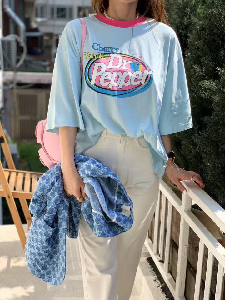 Elmu - Korean Women Fashion - #thatsdarling - Dr Pepper Tee