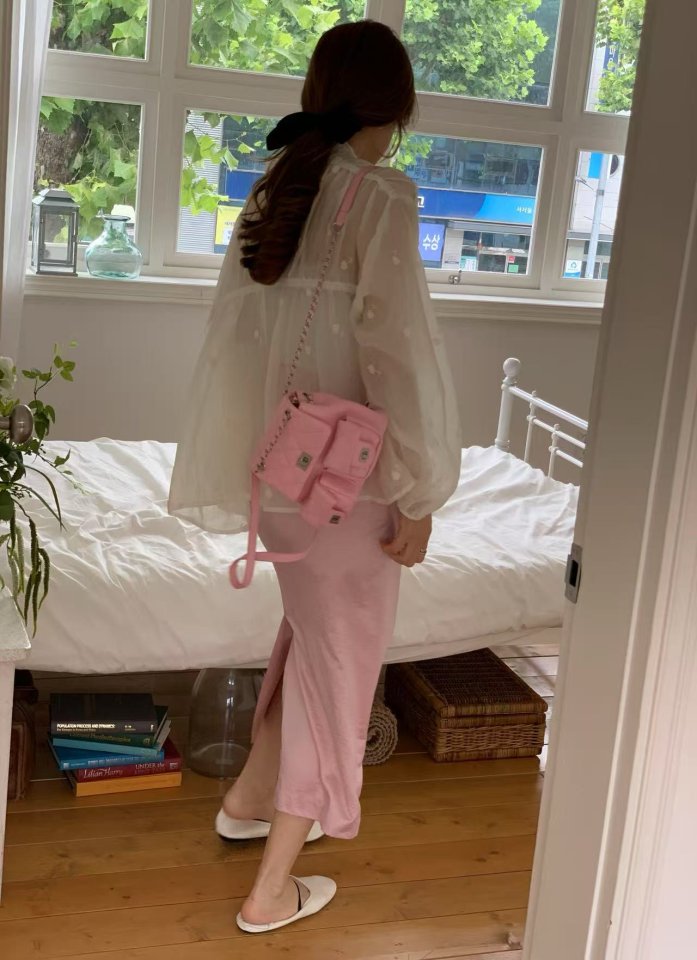 Elmu - Korean Women Fashion - #womensfashion - Dasom Embroidery Blouse - 7