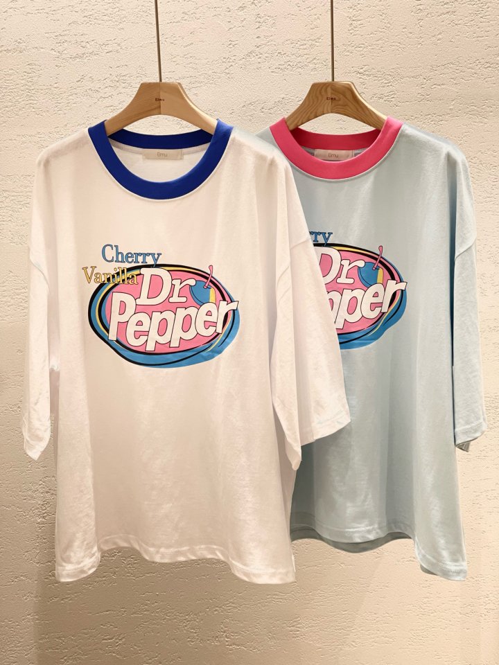 Elmu - Korean Women Fashion - #womensfashion - Dr Pepper Tee - 8