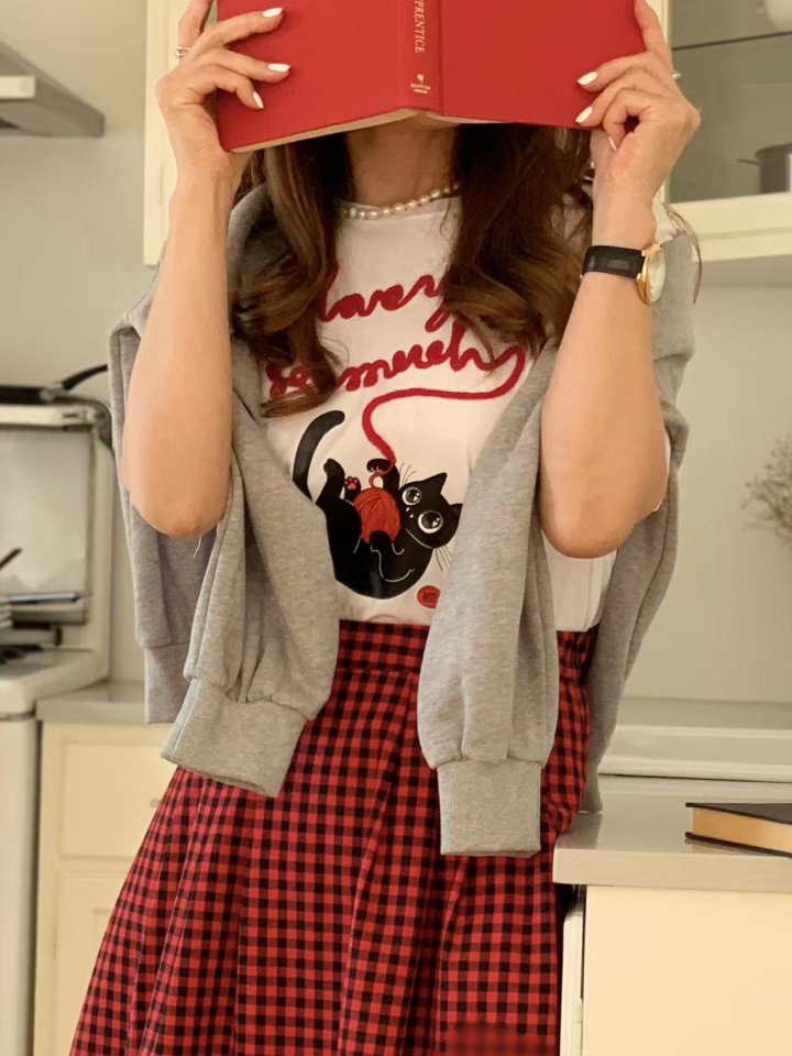Elmu - Korean Women Fashion - #womensfashion - Meuw Tee - 2