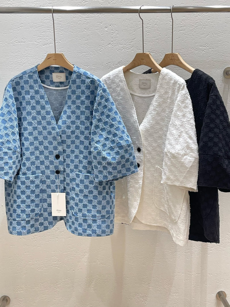 Elmu - Korean Women Fashion - #womensfashion - Tweed Washing Jacket