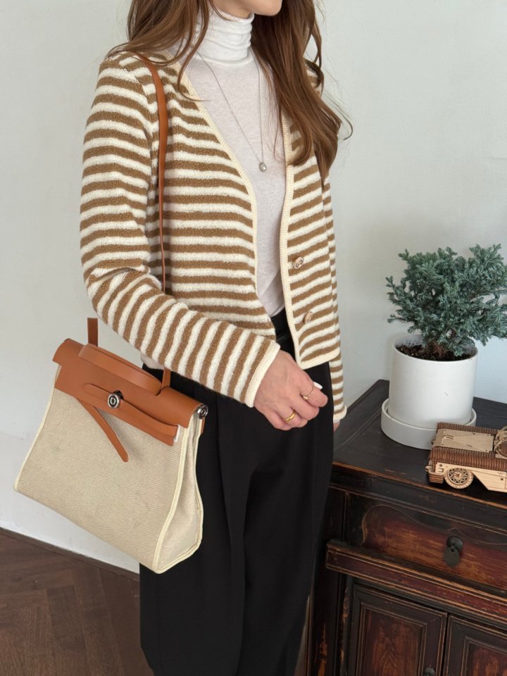 Elmu - Korean Women Fashion - #womensfashion - Marine Anté Cardigan - 6