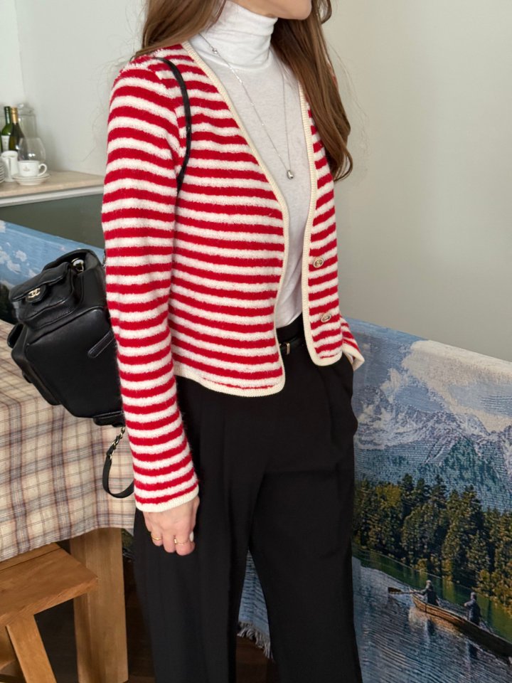 Elmu - Korean Women Fashion - #womensfashion - Marine Anté Cardigan - 8