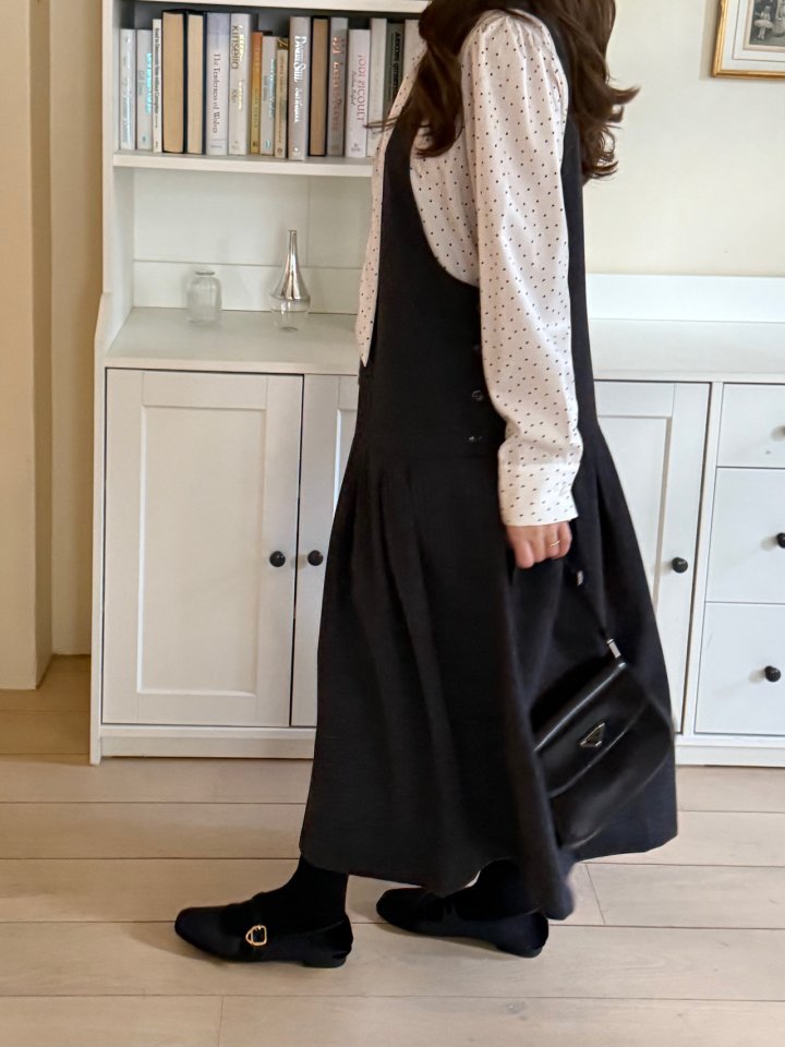 Elmu - Korean Women Fashion - #womensfashion - Rust Long One-piece - 7
