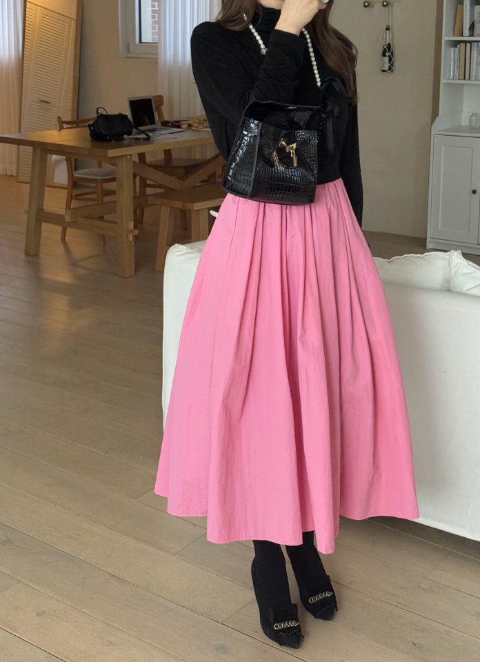 Elmu - Korean Women Fashion - #womensfashion - Miu Volume Skirt - 8