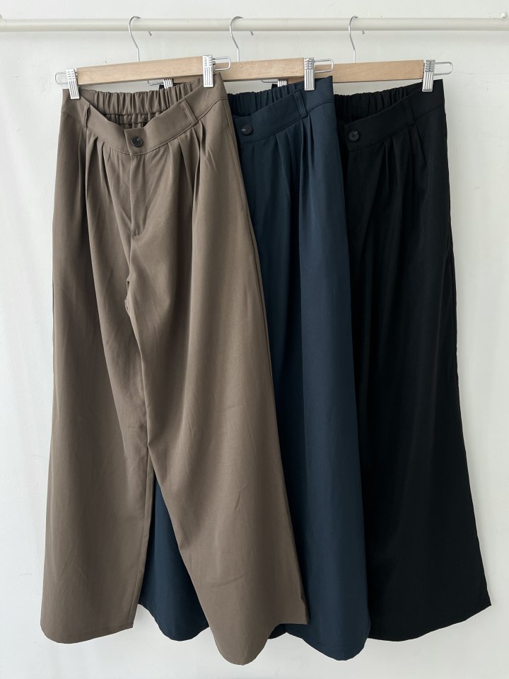 Enten - Korean Women Fashion - #momslook - Mochi Pintuck Pants - 5