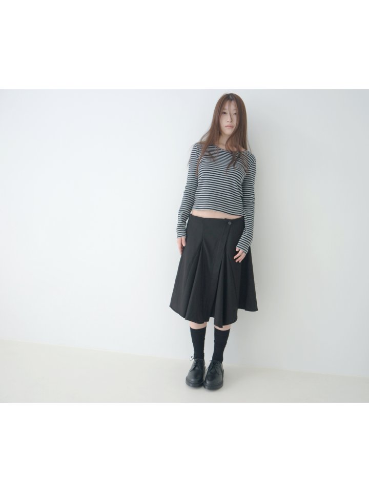 Enten - Korean Women Fashion - #momslook - Peggy Wrap Skirt - 2