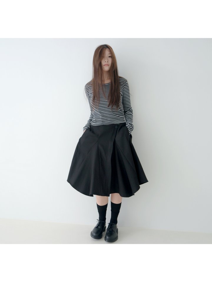 Enten - Korean Women Fashion - #womensfashion - Peggy Wrap Skirt - 4
