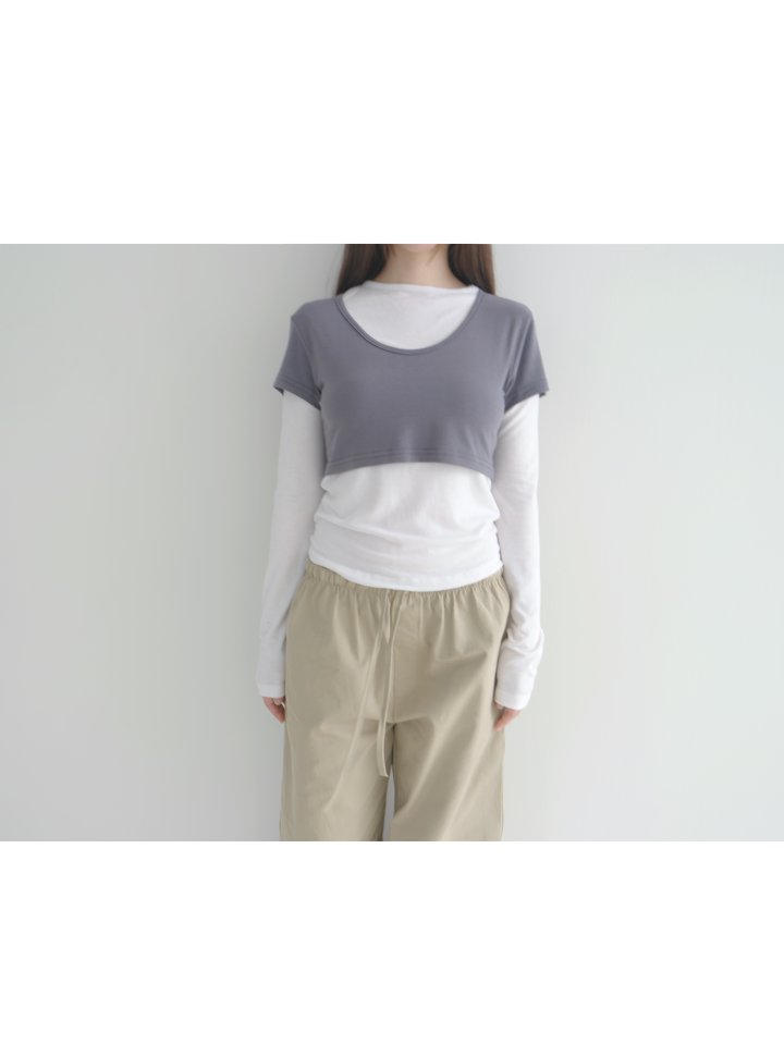 Enten - Korean Women Fashion - #momslook - Dewey Long Sleeve Tee - 3