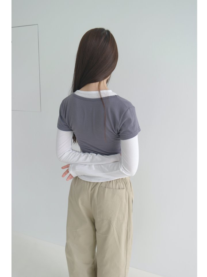 Enten - Korean Women Fashion - #momslook - Dewey Long Sleeve Tee - 5