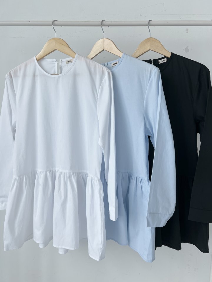 Enten - Korean Women Fashion - #vintagekidsstyle - Basic Long One-piece - 4