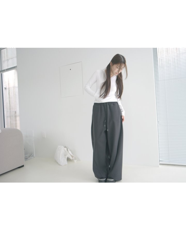 Enten - Korean Women Fashion - #restrostyle - Sharu Banding Pants - 6