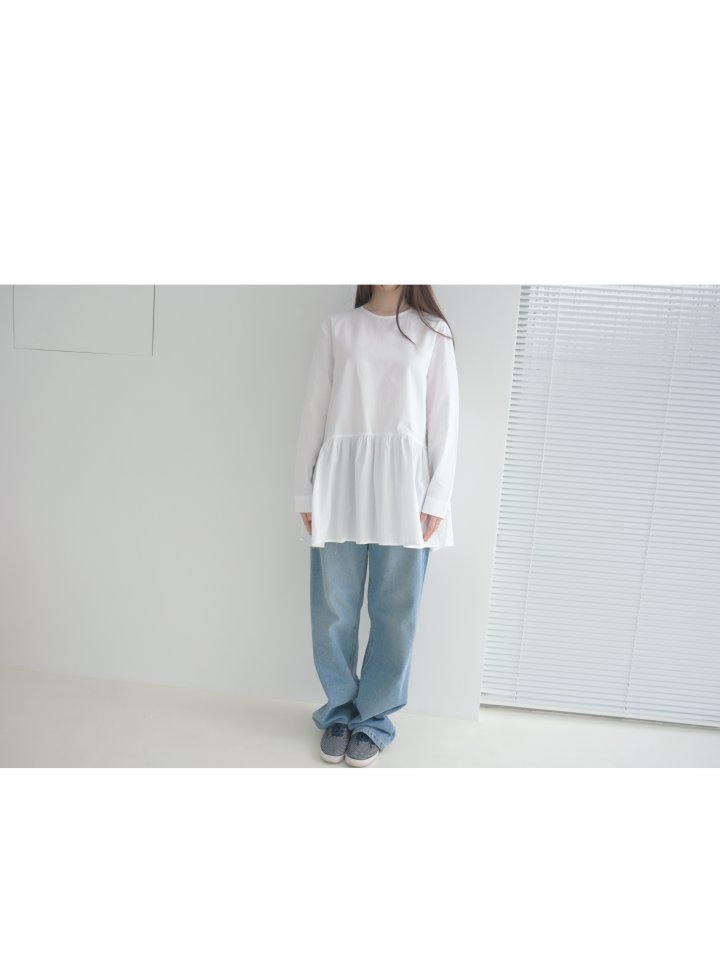 Enten - Korean Women Fashion - #vintageinspired - Basic Long One-piece - 2