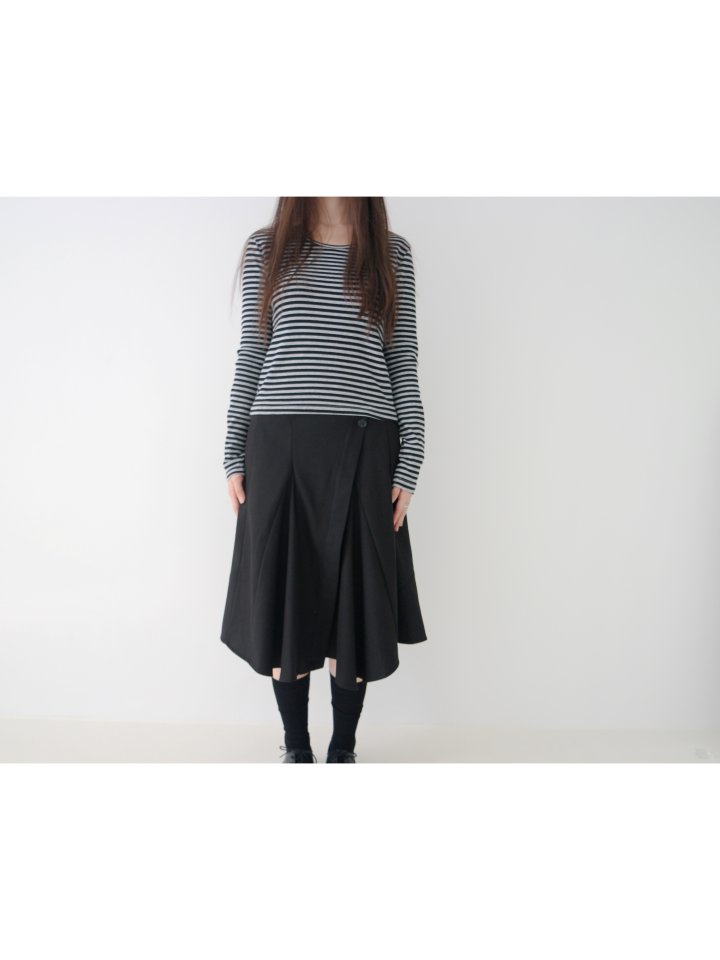 Enten - Korean Women Fashion - #womensfashion - Peggy Wrap Skirt - 5