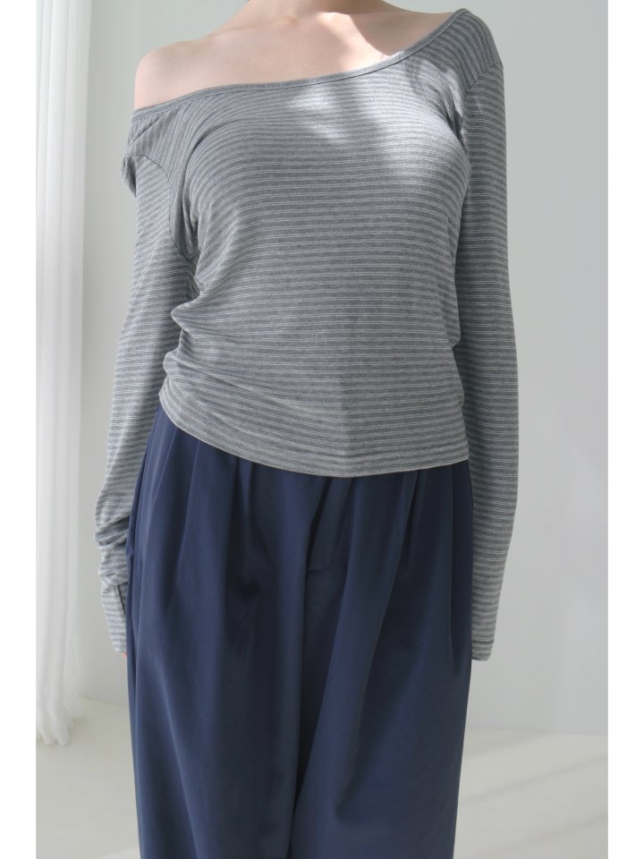 Enten - Korean Women Fashion - #womensfashion - Ningning Stripe Tee
