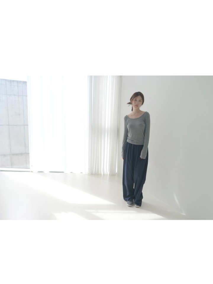 Enten - Korean Women Fashion - #womensfashion - Ningning Stripe Tee - 7