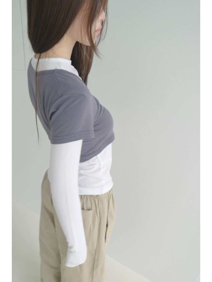 Enten - Korean Women Fashion - #momslook - Dewey Long Sleeve Tee - 4