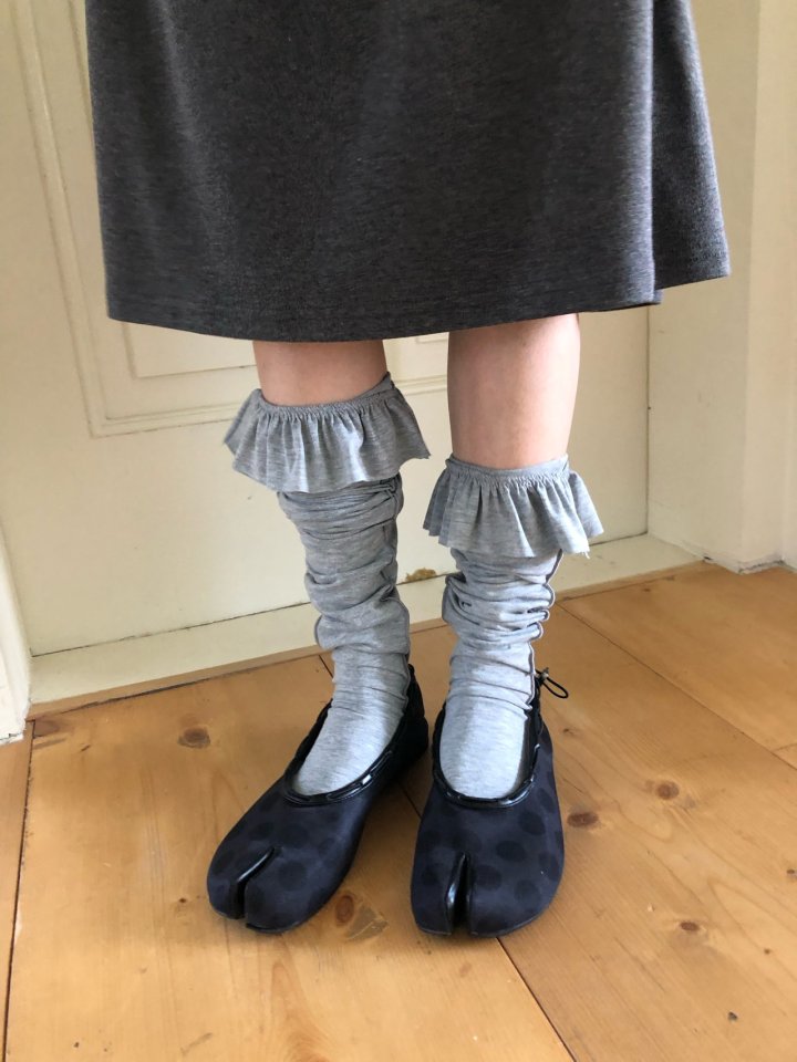 Flash - Korean Women Fashion - #momslook - Frill Long Socks - 3