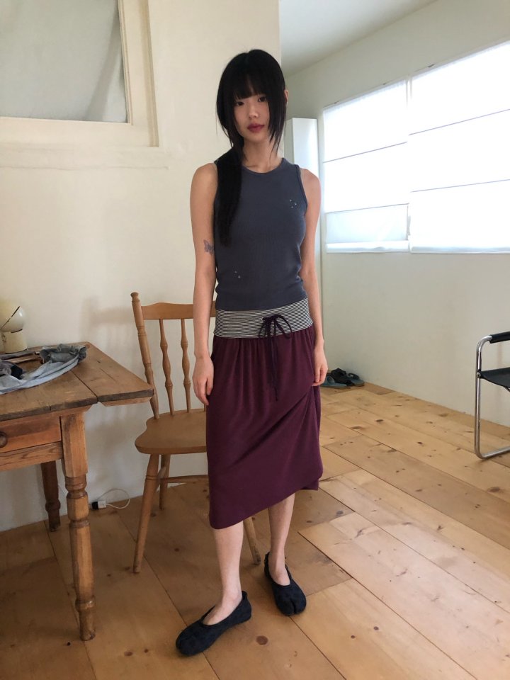 Flash - Korean Women Fashion - #momslook - Linda Rib Sleeveless Tee - 8