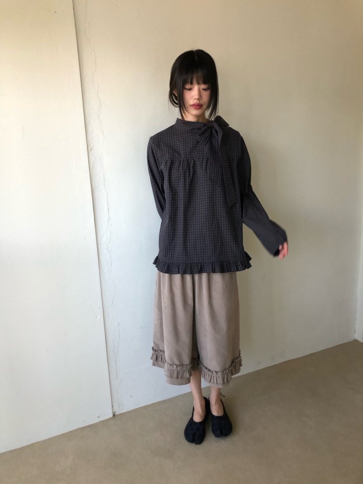 Flash - Korean Women Fashion - #momslook - Rona Check Blouse - 10