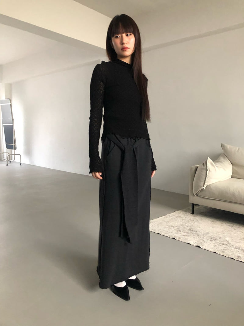 Flash - Korean Women Fashion - #momslook - Sweat Belt Skirt - 10