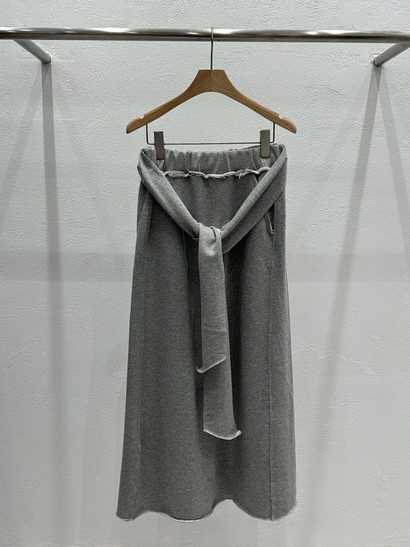 Flash - Korean Women Fashion - #womensfashion - Sweat Belt Skirt - 4