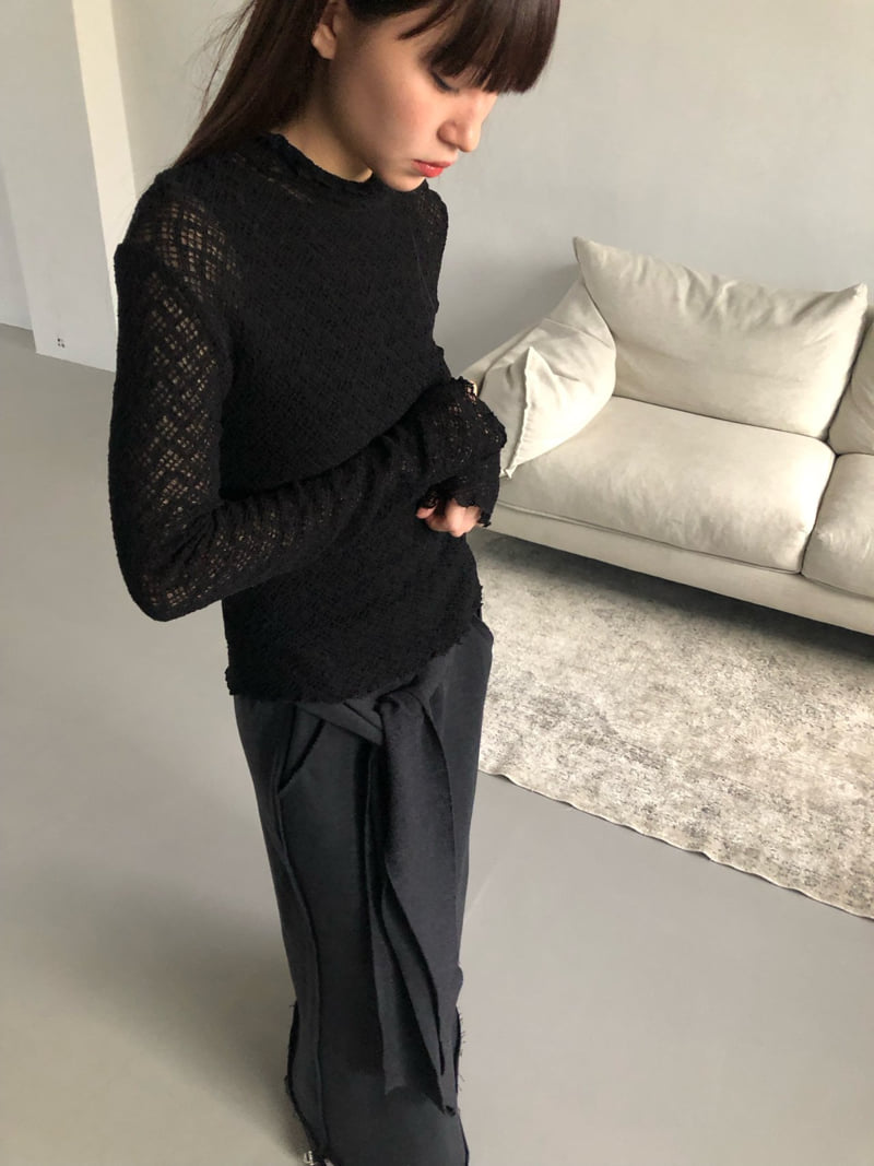 Flash - Korean Women Fashion - #momslook - Chess Turtleneck Tee - 11