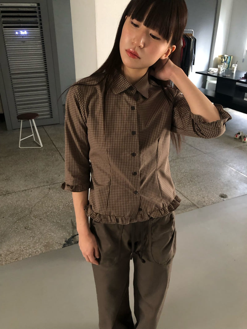 Flash - Korean Women Fashion - #momslook - Wax Shirt - 9
