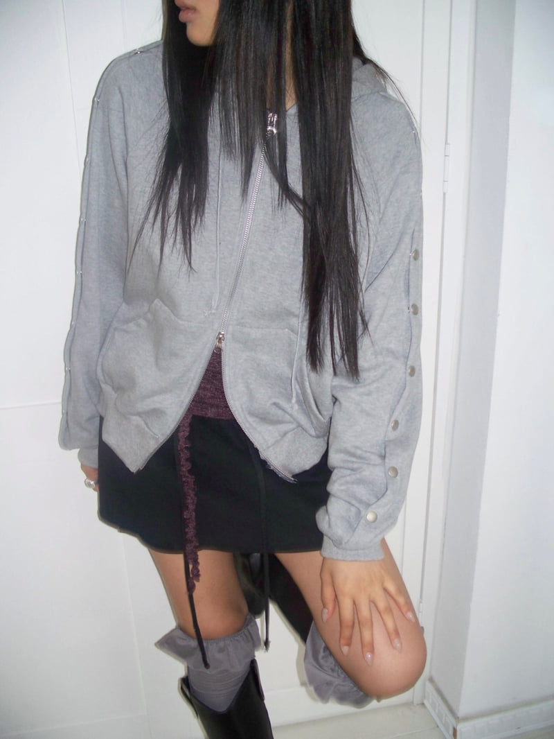 Flash - Korean Women Fashion - #womensfashion - Poca Zip-Up - 4