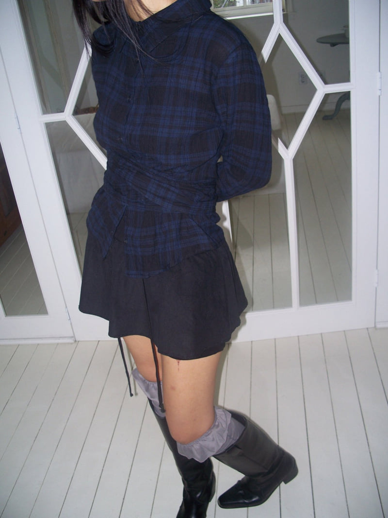 Flash - Korean Women Fashion - #momslook - Check Shirt - 11