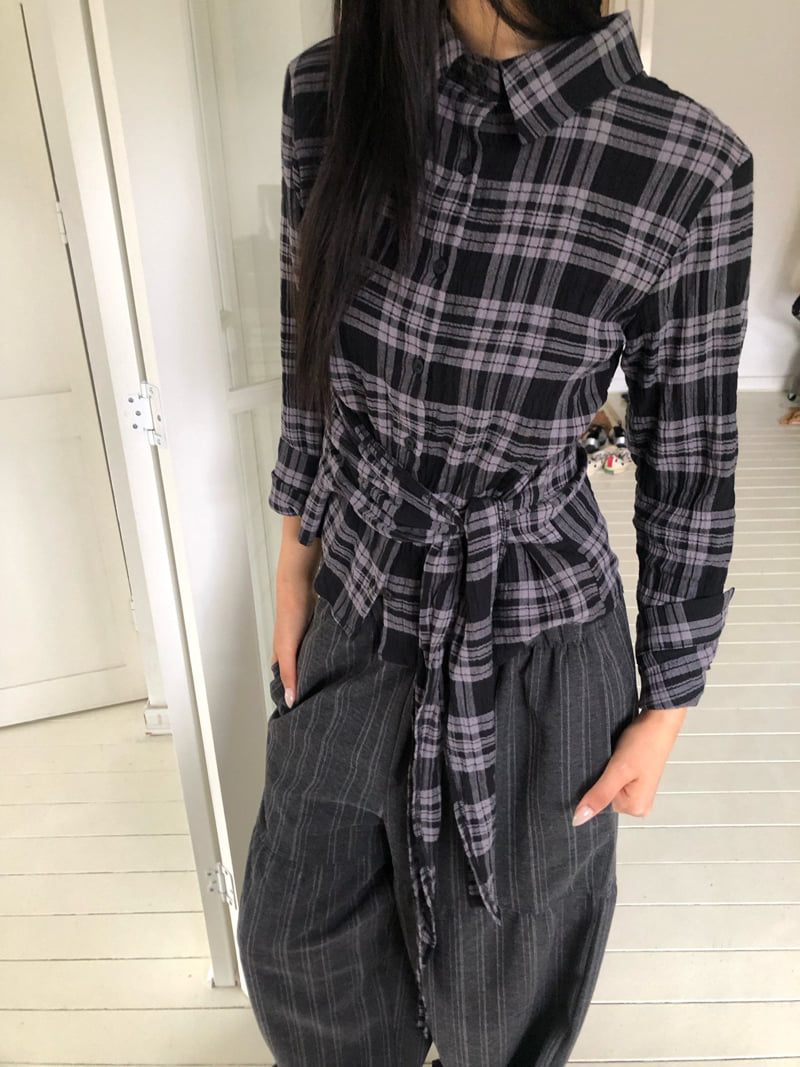 Flash - Korean Women Fashion - #womensfashion - Check Shirt - 4