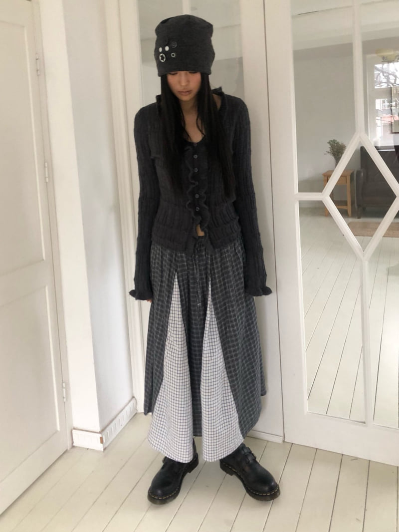 Flash - Korean Women Fashion - #momslook - Mixed Long Skirt - 9