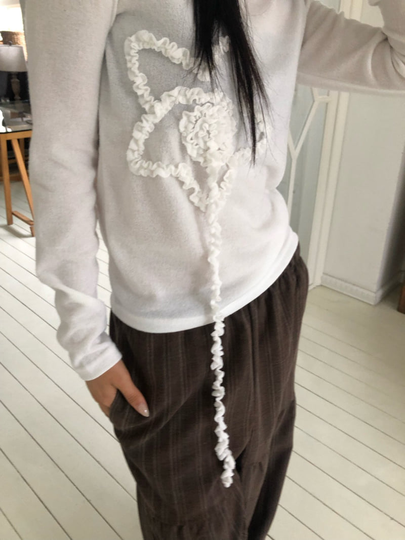 Flash - Korean Women Fashion - #momslook - Star Knit Tee - 7