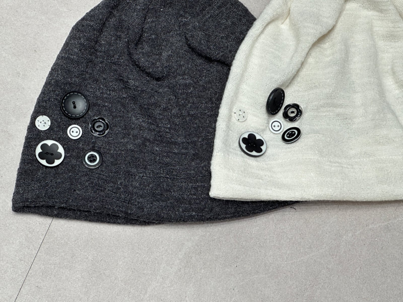 Flash - Korean Women Fashion - #momslook - Button Beanie