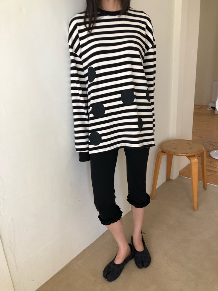 Flash - Korean Women Fashion - #pursuepretty - Circle Sweatshirts - 5