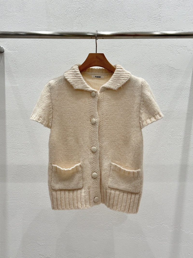 Flash - Korean Women Fashion - #vintagekidsstyle - Collar Knit - 4