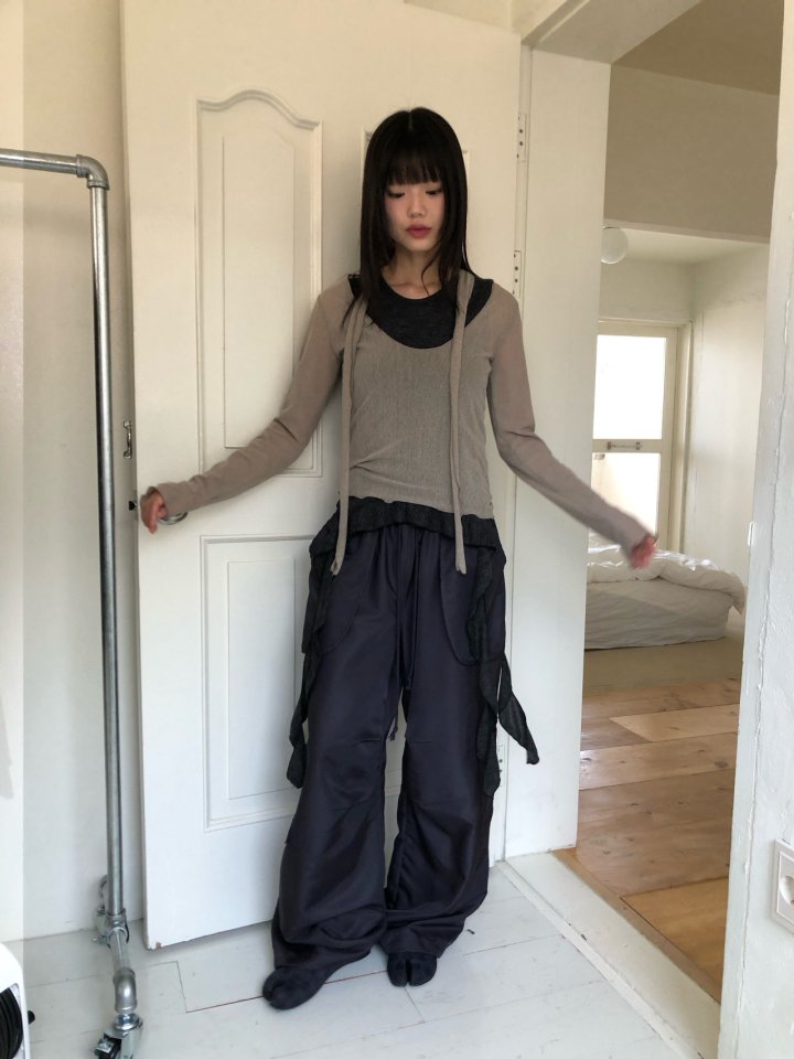 Flash - Korean Women Fashion - #restrostyle - Out Pocket Pants - 4