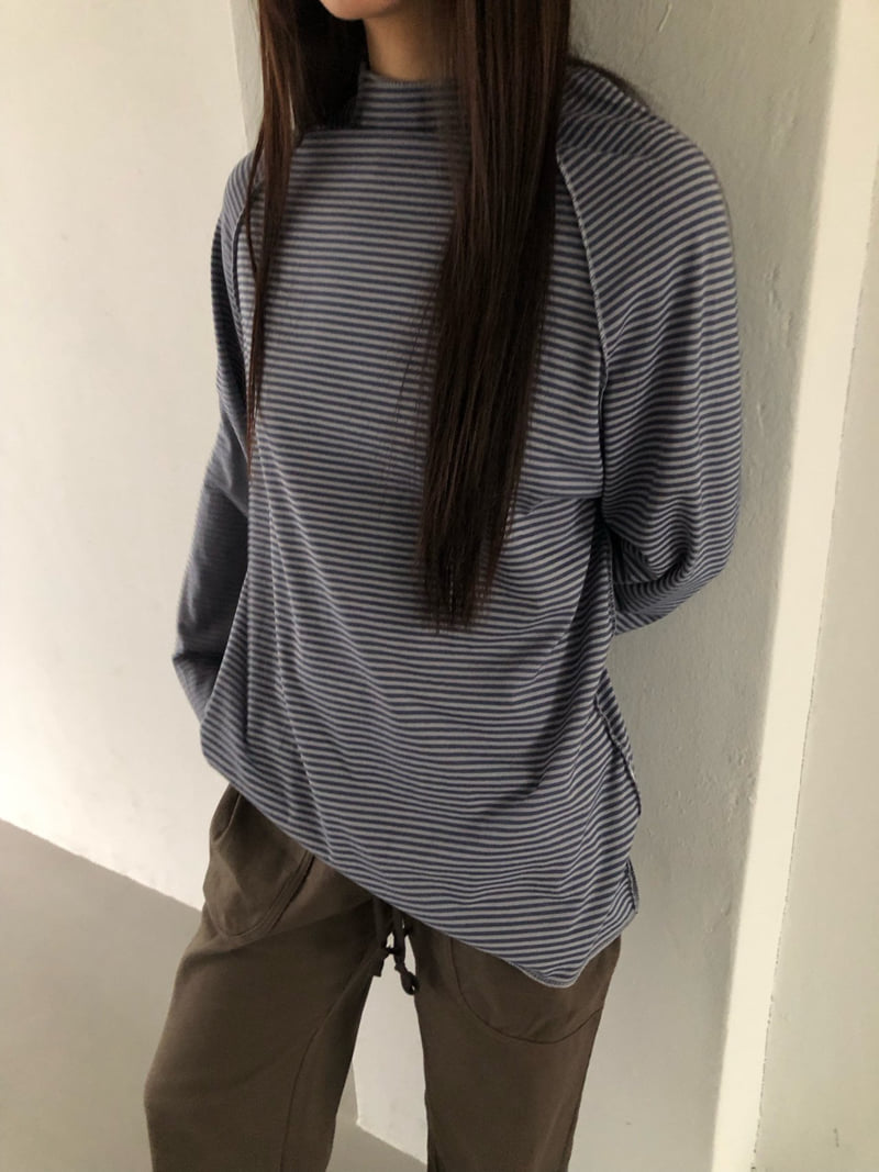 Flash - Korean Women Fashion - #romanticstyle - Windy High Neck Tee - 7