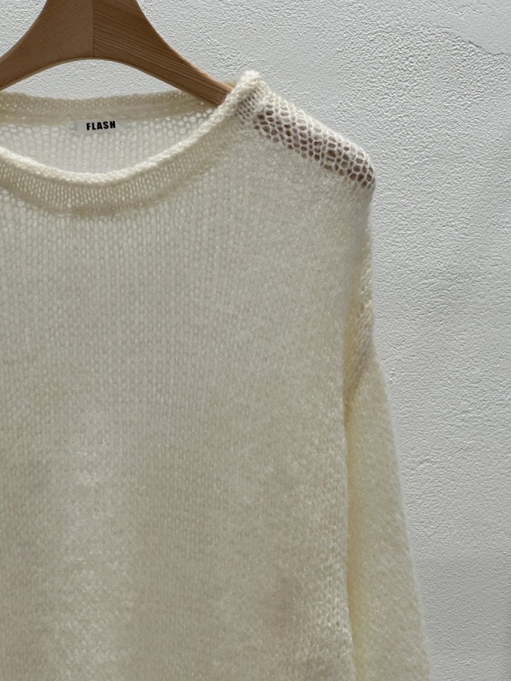 Flash - Korean Women Fashion - #romanticstyle - Moment Knit Pullover - 4