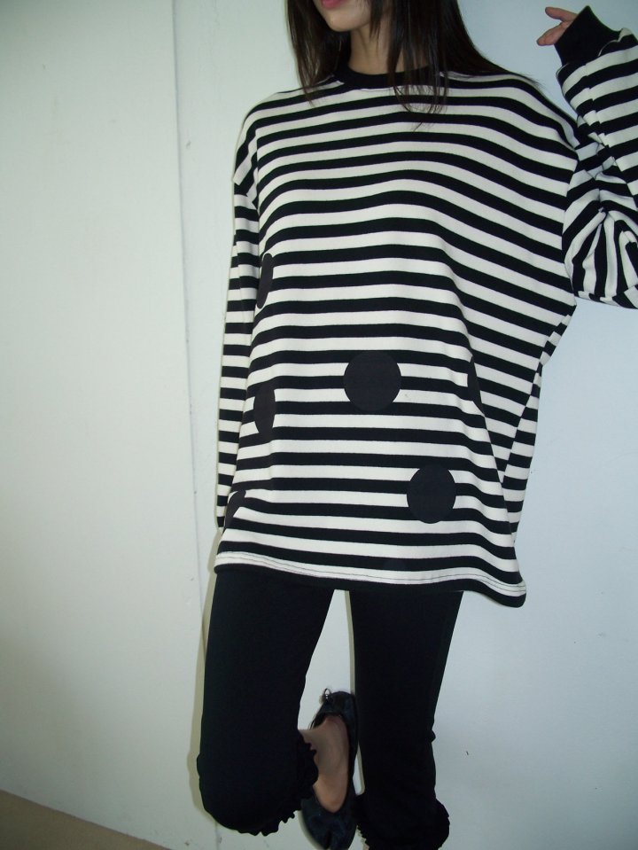 Flash - Korean Women Fashion - #thelittlethings - Circle Sweatshirts - 10