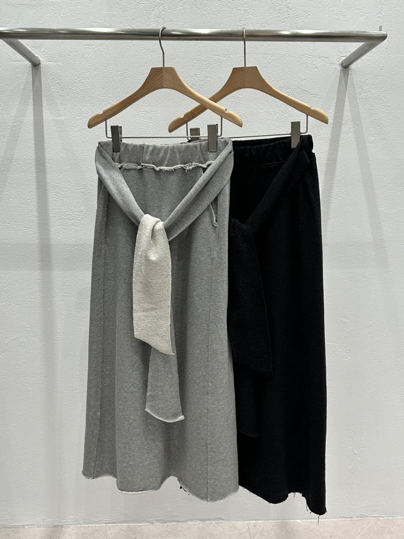 Flash - Korean Women Fashion - #thelittlethings - Sweat Belt Skirt