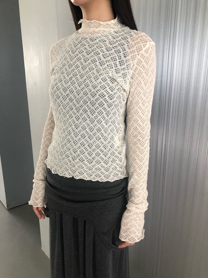 Flash - Korean Women Fashion - #thelittlethings - Chess Turtleneck Tee - 6