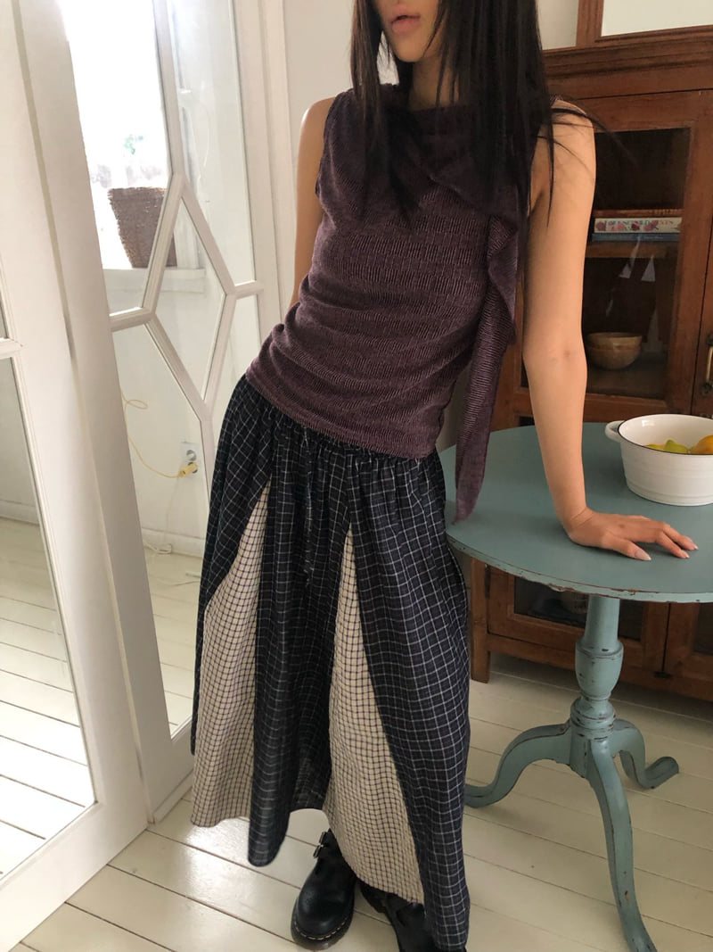 Flash - Korean Women Fashion - #vintageinspired - Mixed Long Skirt - 11