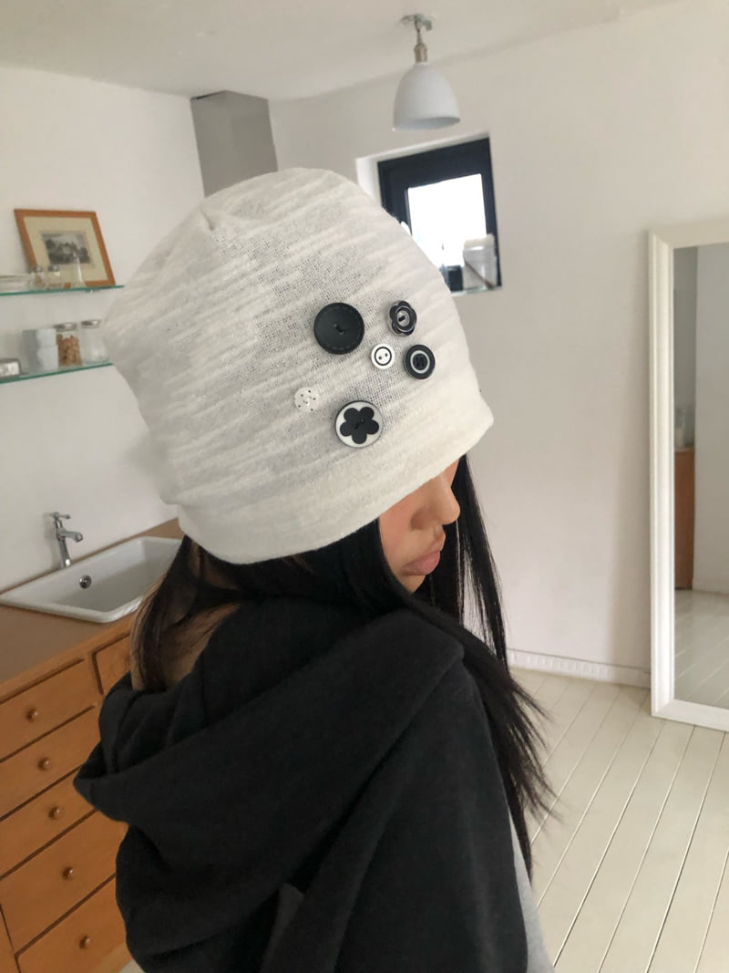 Flash - Korean Women Fashion - #womensfashion - Button Beanie - 4